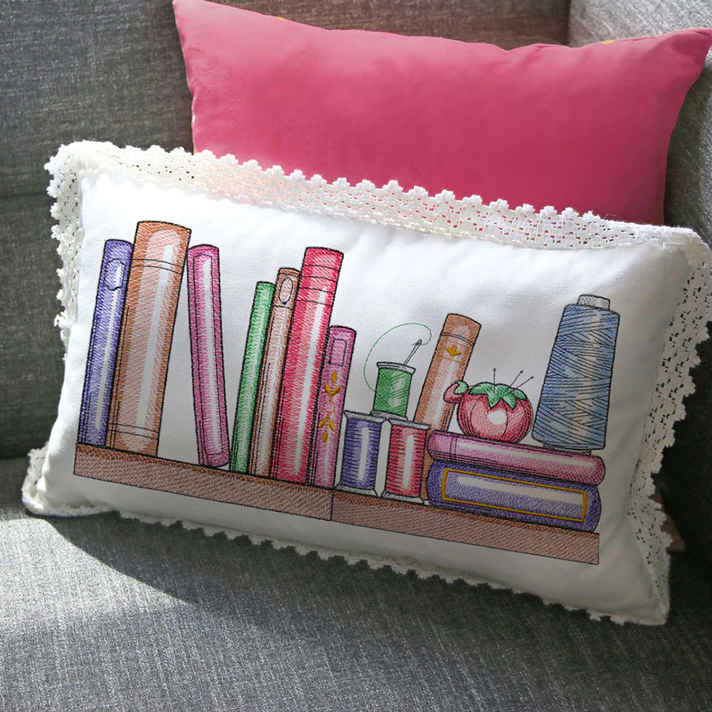 Build a Crafty Bookshelf Quilt Design Pack - Image 11