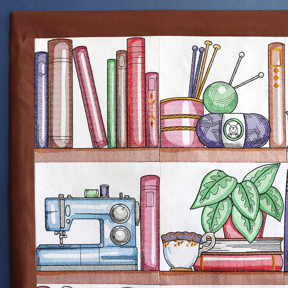 Build a Crafty Bookshelf Quilt Design Pack - Image 12
