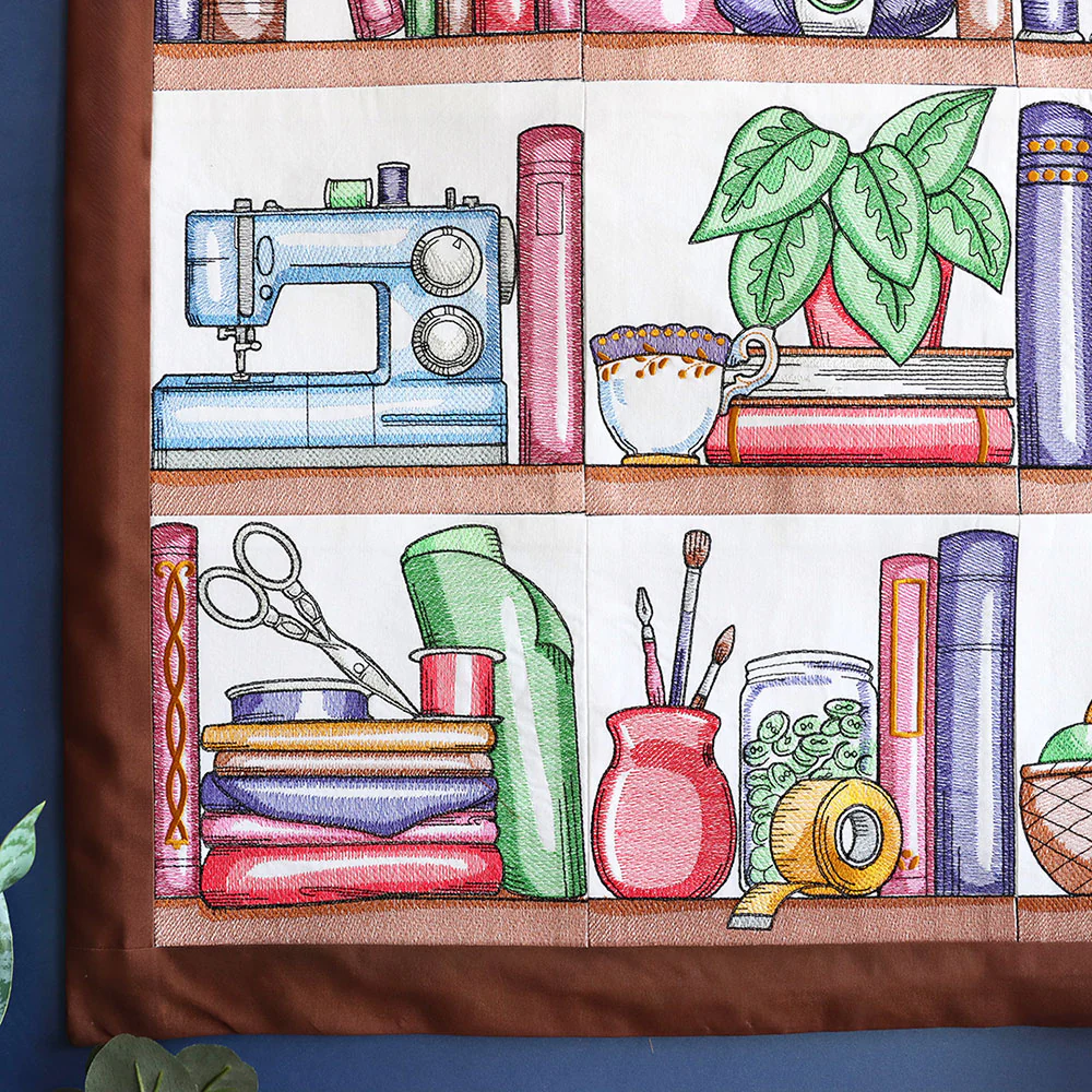 Build a Crafty Bookshelf Quilt Design Pack - Image 14