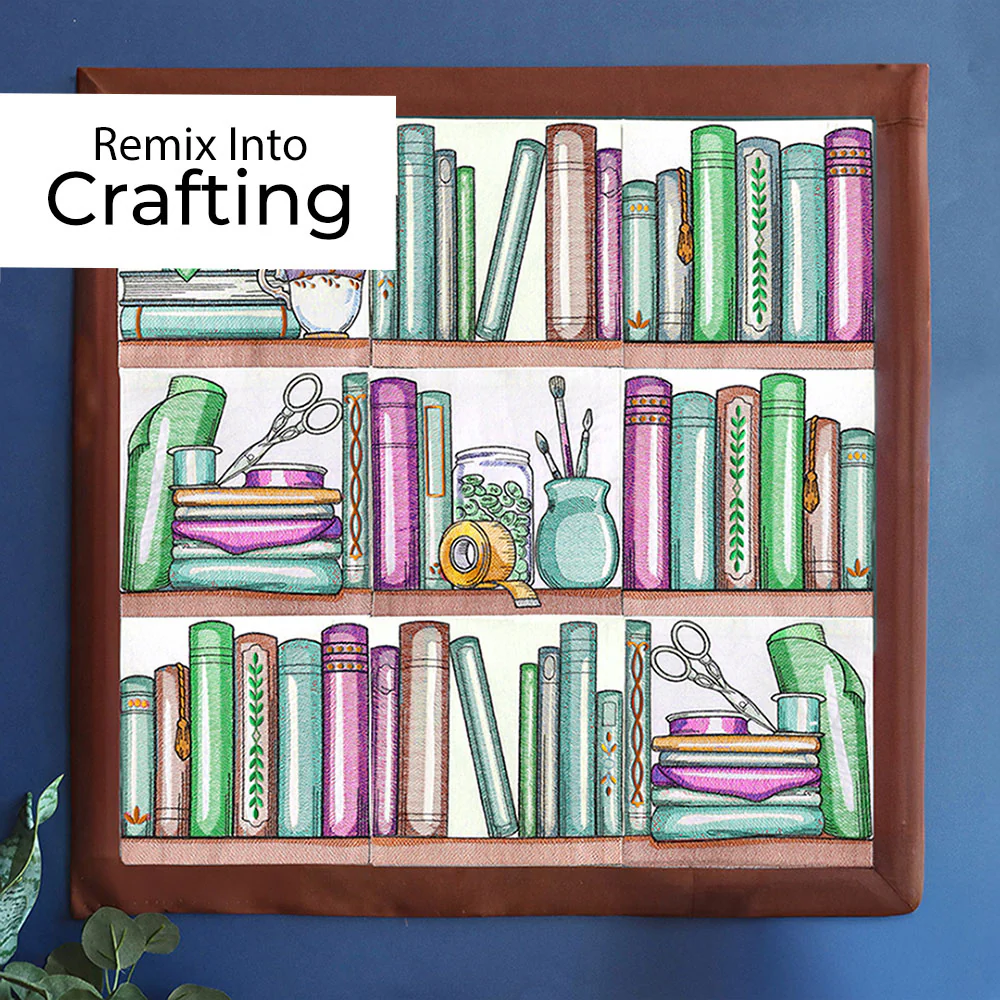 Build a Crafty Bookshelf Quilt Design Pack - Image 5