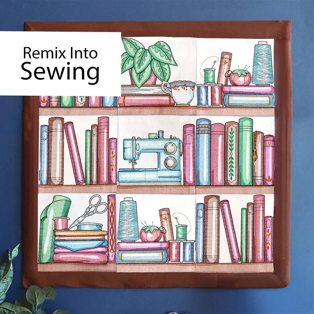 Build a Crafty Bookshelf Quilt Design Pack - Image 7