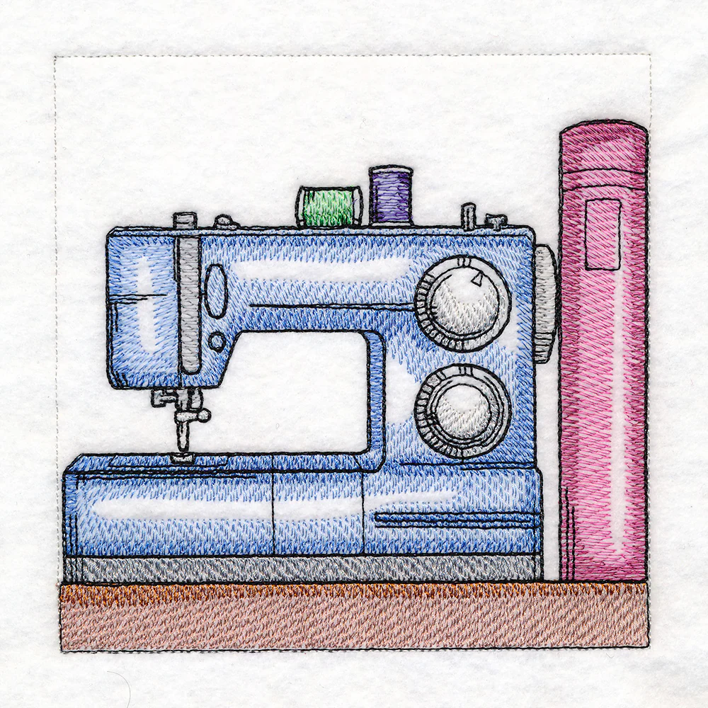 Build a Crafty Bookshelf Quilt - Sewing Machine - Image 4