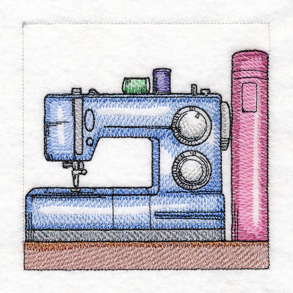 Build a Crafty Bookshelf Quilt - Sewing Machine - Image 5