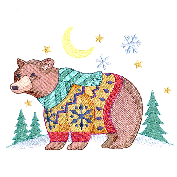 Bundled Up Bear