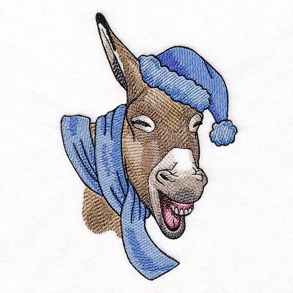 Bundled Up for Winter - Donkey - Image 4