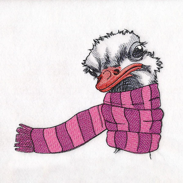 Bundled Up for Winter - Ostrich - Image 4