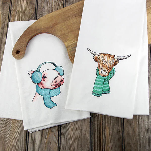 Bundled Up for Winter - Pig - Image 4
