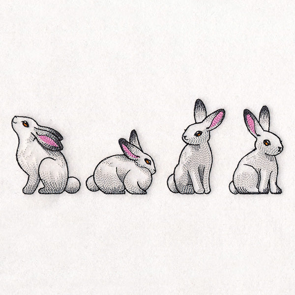 Bunnies in Winter Border - Image 5