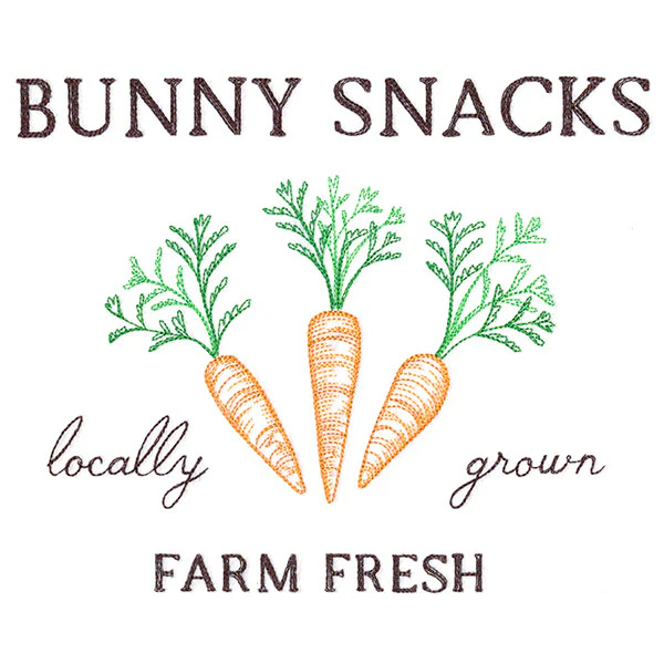 Bunny Snacks Market Sign - Image 9