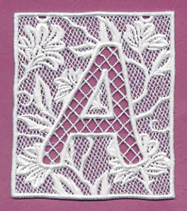 Bunting Letter A (Lace) - Image 2