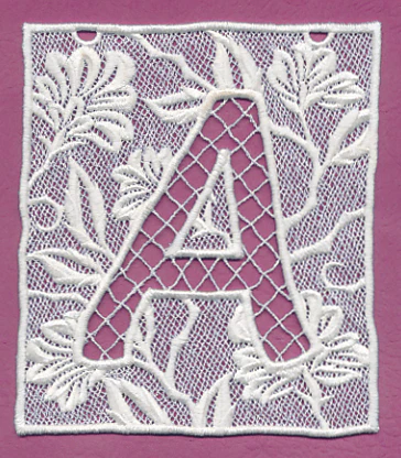 Bunting Letter A (Lace) - Image 3