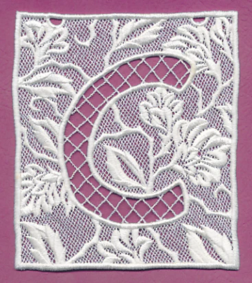 Bunting Letter C (Lace) - Image 3