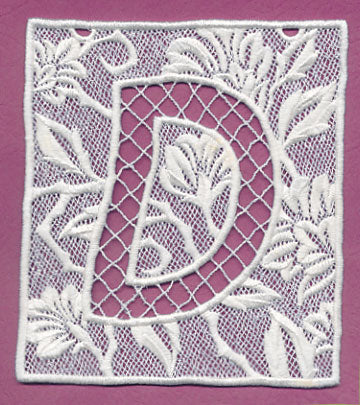 Bunting Letter D (Lace) - Image 3