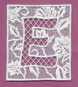 Bunting Letter E (Lace) - Image 2