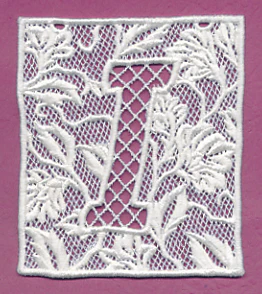 Bunting Letter I (Lace) - Image 2