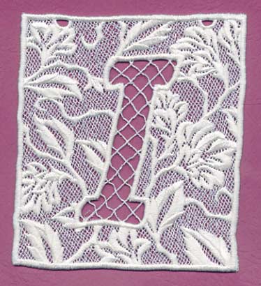 Bunting Letter I (Lace) - Image 3