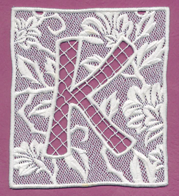 Bunting Letter K (Lace) - Image 3