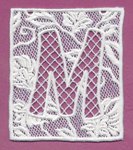 Bunting Letter M (Lace) - Image 2