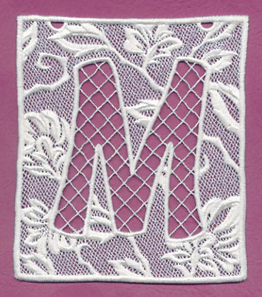 Bunting Letter M (Lace) - Image 3