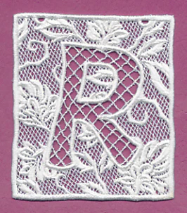 Bunting Letter R (Lace) - Image 2