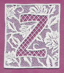 Bunting Letter Z (Lace) - Image 2