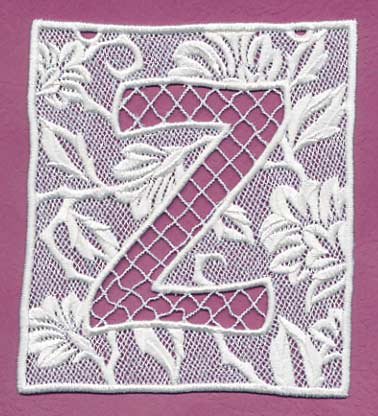 Bunting Letter Z (Lace) - Image 3