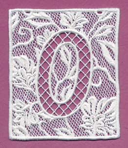 Bunting Number 0 (Lace) - Image 2