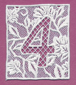 Bunting Number 4 (Lace) - Image 2