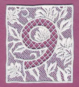 Bunting Number 9 (Lace) - Image 2