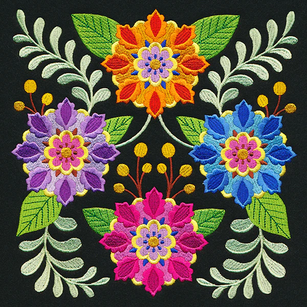 Burst of Blooms Square - Image 5
