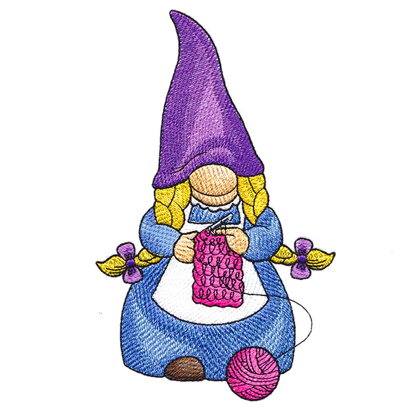 Busy Crocheting Gnome - Image 4