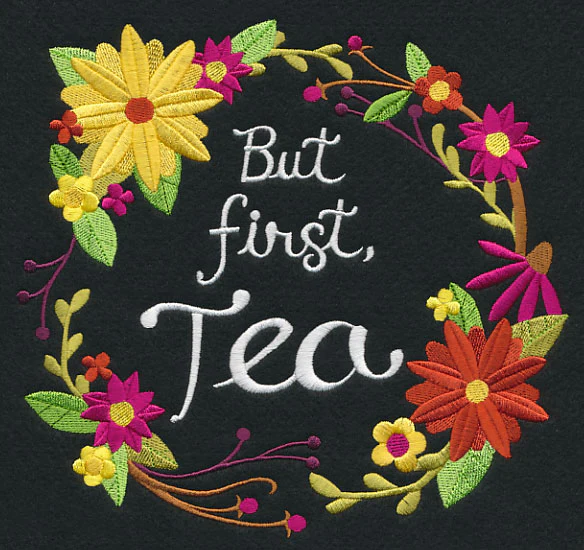 But First, Tea Wreath