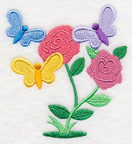 Butterflies and Flowers - Image 2