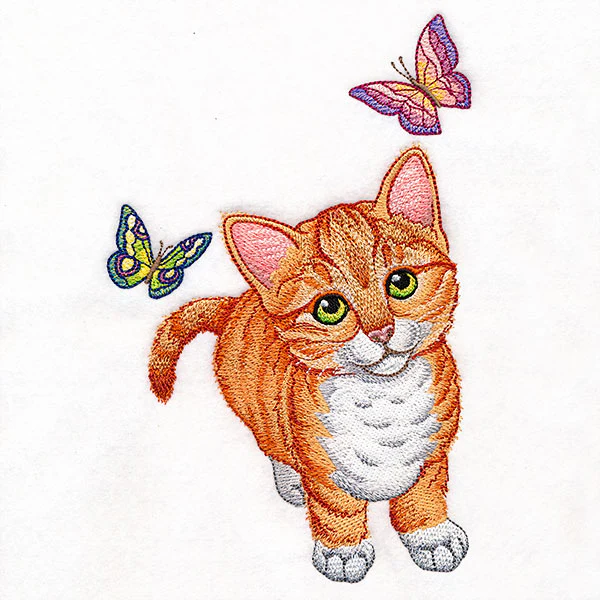 Butterflies and Sunshine Cat - Image 2