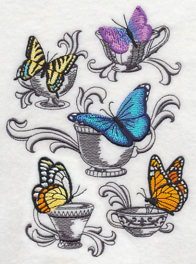 Butterflies at Tea Time - Image 3