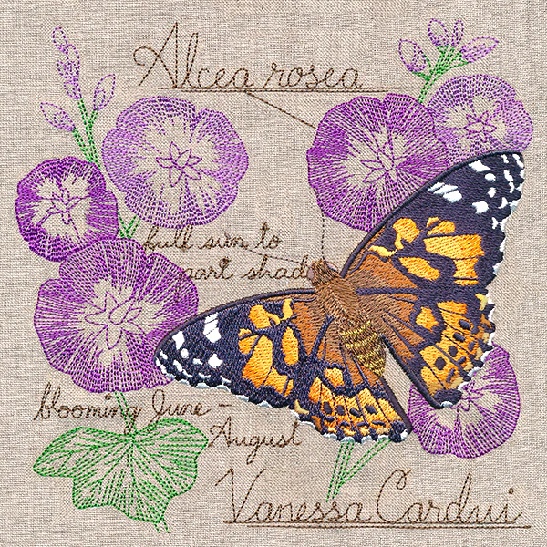 Butterfly and Blooms Collage - Image 3