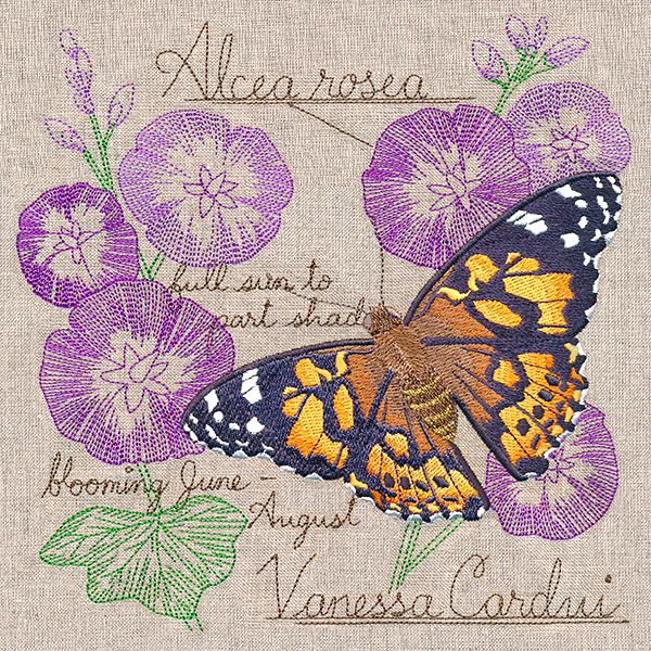 Butterfly and Blooms Collage - Image 9