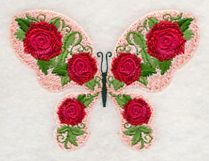 Butterfly and Roses - Image 2