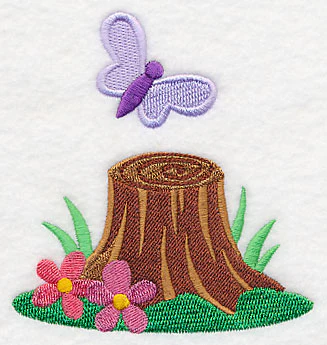 Butterfly and Tree Stump - Image 4