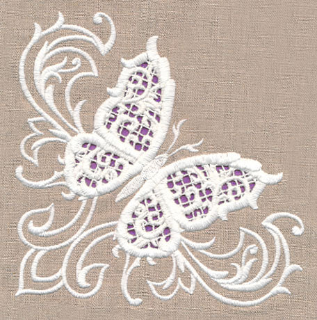 Butterfly Beauty Corner (Cutwork) - Image 4