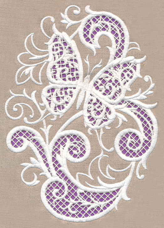 Butterfly Beauty Oval (Cutwork) - Image 5