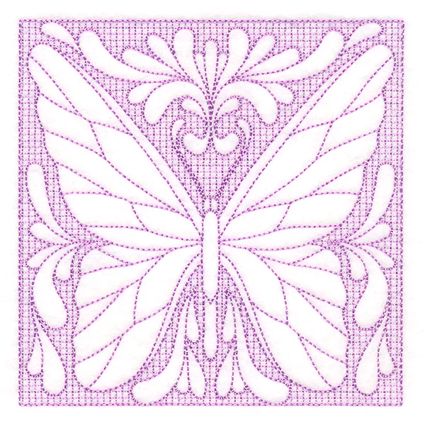 Butterfly Beauty Square 2 (Trapunto) - Image 4