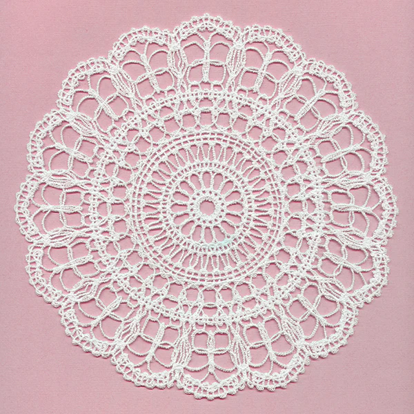 Butterfly Dreams Doily (Battenburg Lace)