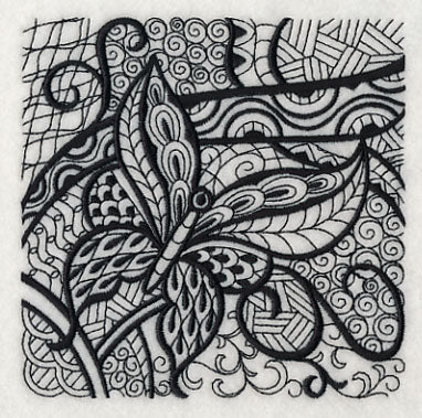 Butterfly Elegance (Blackwork) - Image 4