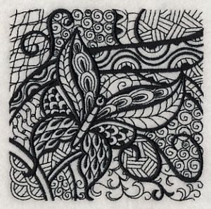 Butterfly Elegance (Blackwork) - Image 5