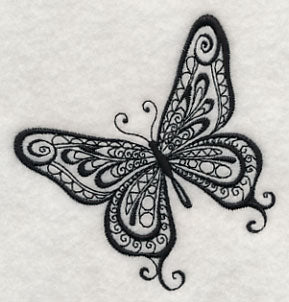 Butterfly Elegance (Blackwork) - Image 3