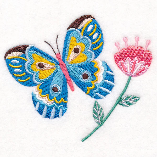 Butterfly & Flower 2 - Image 2