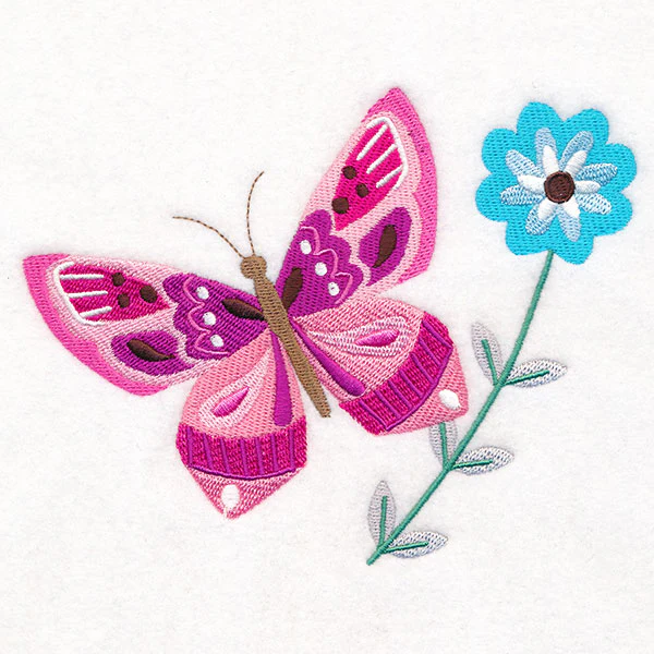 Butterfly & Flower 4 - Image 3