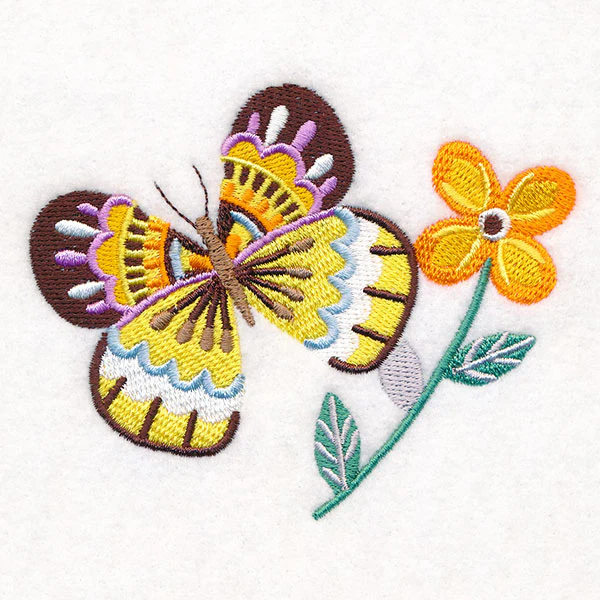 Butterfly & Flower 6 - Image 2
