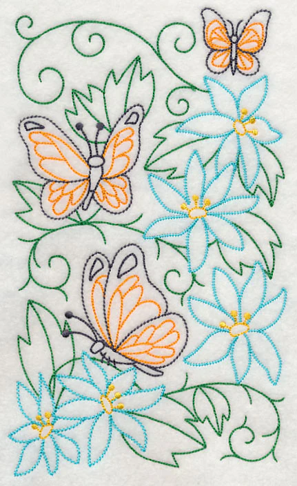 Butterfly Garden 1 (Vintage) - Image 2